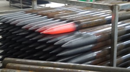 Manufacturing process of ground screw